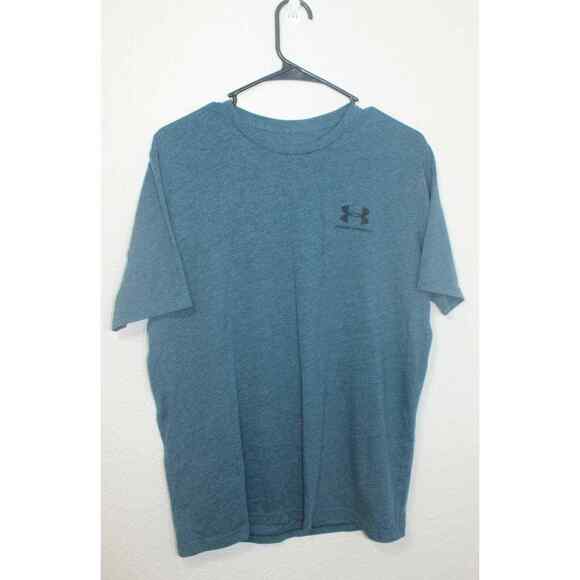UNDER ARMOUR Women's Medium RUN T-Shirt, Blue, Polyester, Loose Heatgear TEE - Picture 1 of 9